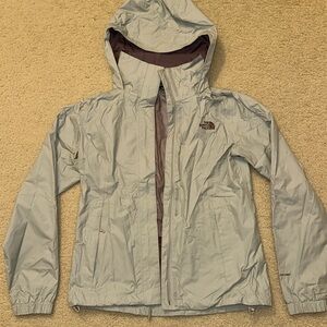 WOMENS NORTHFACE RAIN JACKET, SIZE SMALL